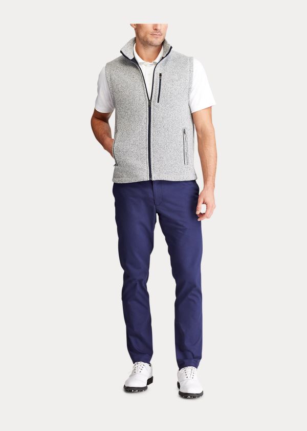 Men's Ralph Lauren Fleece Mockneck Vests | 642087EYO